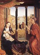 Rogier van der Weyden San Lucas Painting to the Virgin one oil